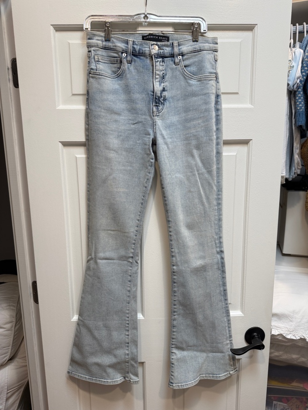 Veronica Beard Beverly Skinny Flare High Rise